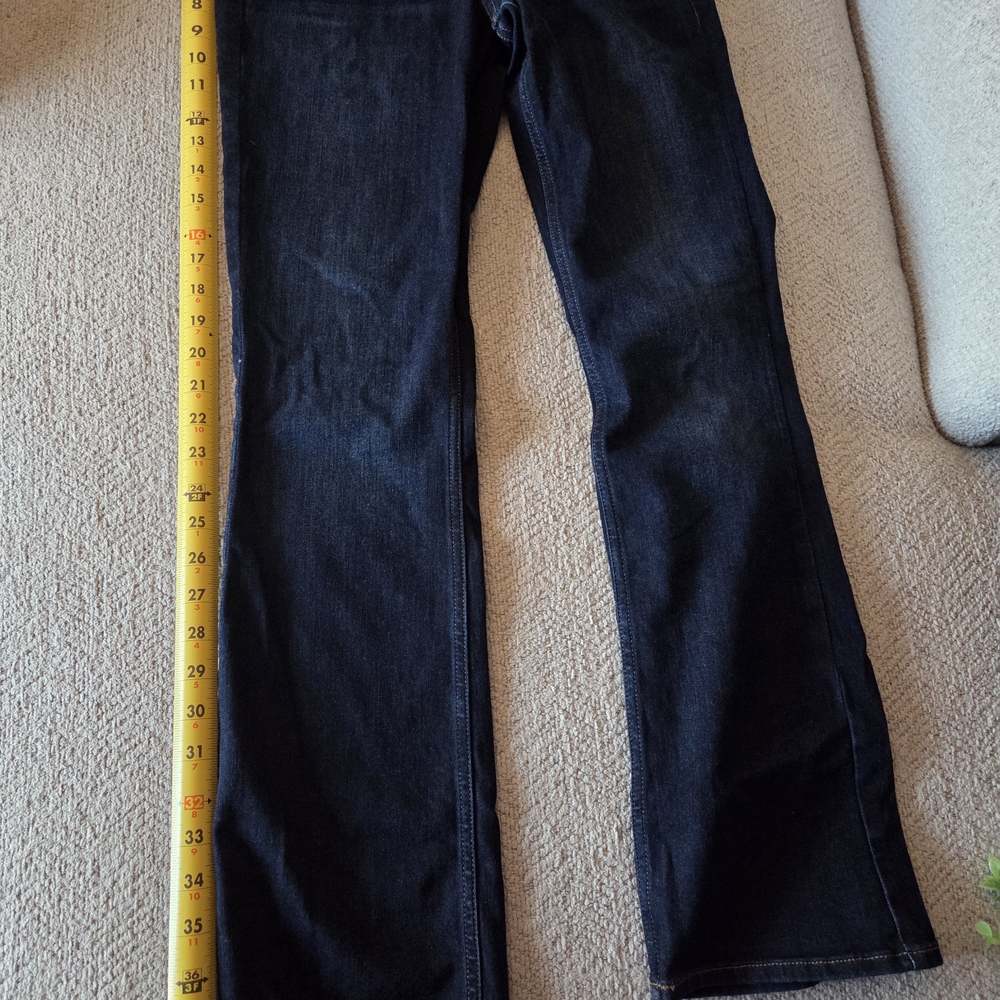 Silver Jeans Co Suki Slim Boot Jeans W27 L31 Dark Wash Mid Rise - Picture 11 of 12